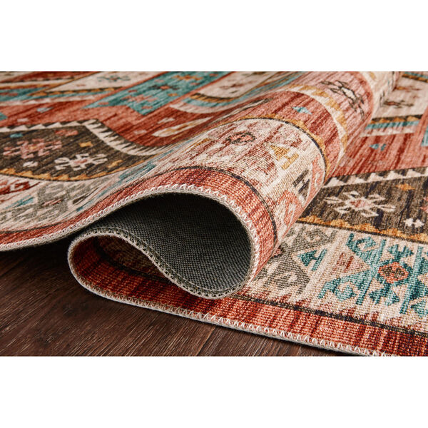 Zion Red Multicolor Rectangular: 2 Ft. 3 In. x 3 Ft. 9 In. Rug, image 5