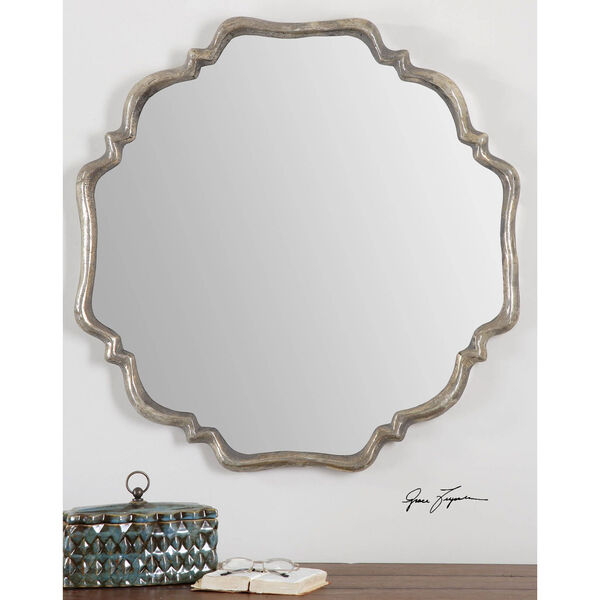 Valentia Silver 33-Inch Mirror, image 2