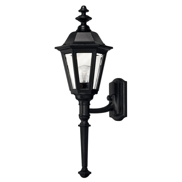 Manor House Black 25-Inch Outdoor Wall Mount, image 1