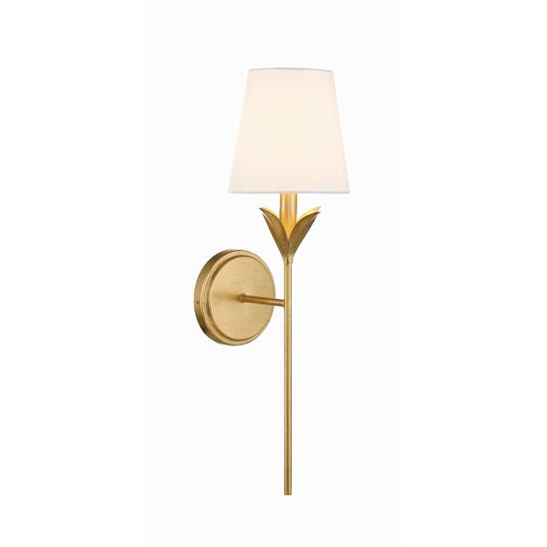 Broche Antique Gold One-Light Wall Sconce, image 4