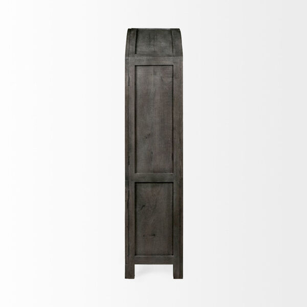 Barrett Gray Solid Wood Display Cabinet, image 3