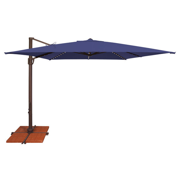 Bali Pro Blue Sky Square Cantilever Umbrella, image 1