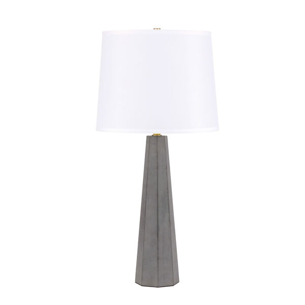 Airelle Brushed Brass and Grey One-Light Table Lamp, image 3