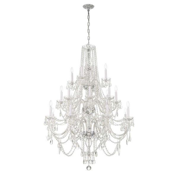 Traditional Crystal 20-Light Chandelier, image 2