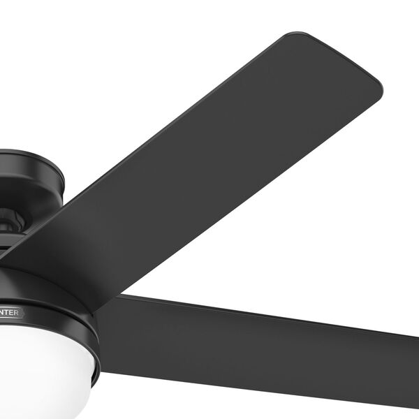Yuma Matte Black 52-Inch Ceiling Fan with LED Light Kit and Handheld Remote, image 5