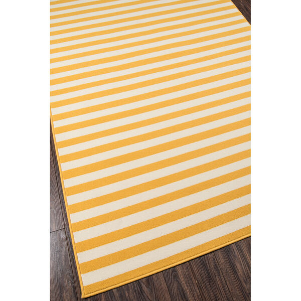 Baja Yellow Stripe Indoor/Outdoor Rug, image 3
