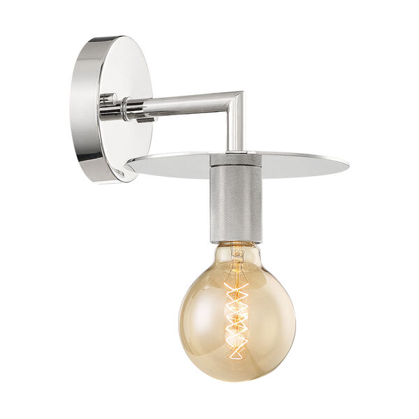 Bizet Polished Nickel One-Light Wall Sconce, image 4