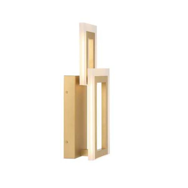 Inizio Gold Integrated LED Wall Sconce, image 3