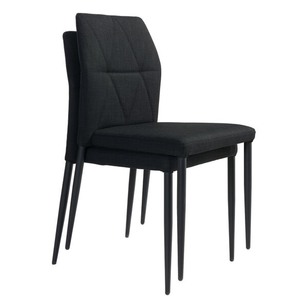 Revolution Black Dining Chair, Set of Two, image 6