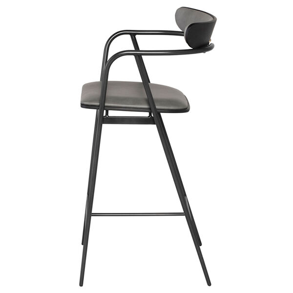 Gianni Dove and Black Counter Stool, image 3