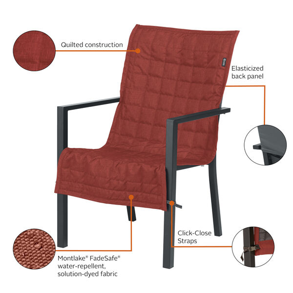 Oak Heather Henna Patio Chair Slipcover, image 2