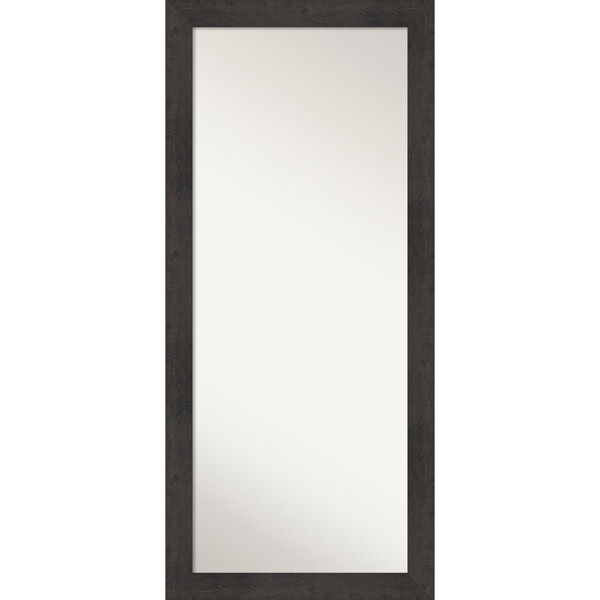 Rustic Espresso 29W X 65H-Inch Full Length Floor Leaner Mirror, image 1