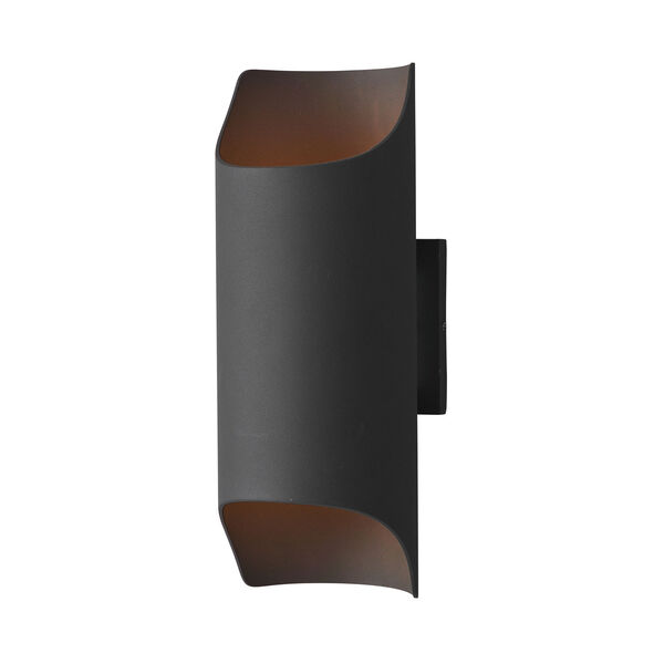 Lightray LED Architectural Bronze Six-Inch Two-Light LED Outdoor Wall Mount, image 1