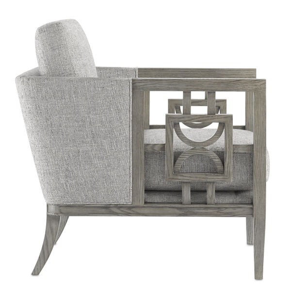 Royce Winter Gray Silver Occasional Chair, image 3