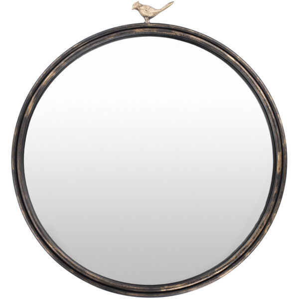 Birdsong Black and Gold Wall Mirror, image 2