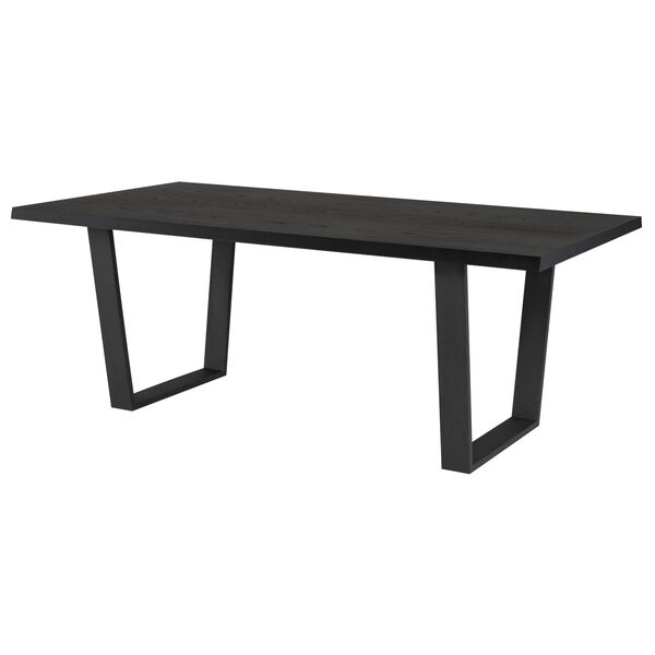 Versailles Onyx and Black 79-Inch Dining Table, image 5