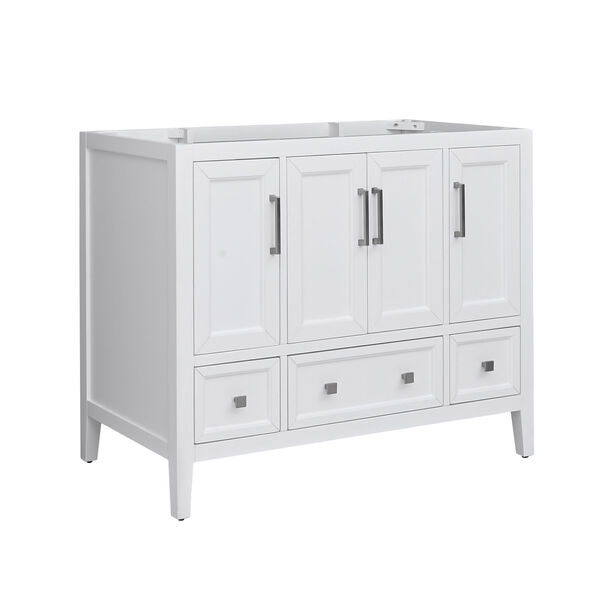 Everette White 42-Inch Vanity Cabinet, image 2