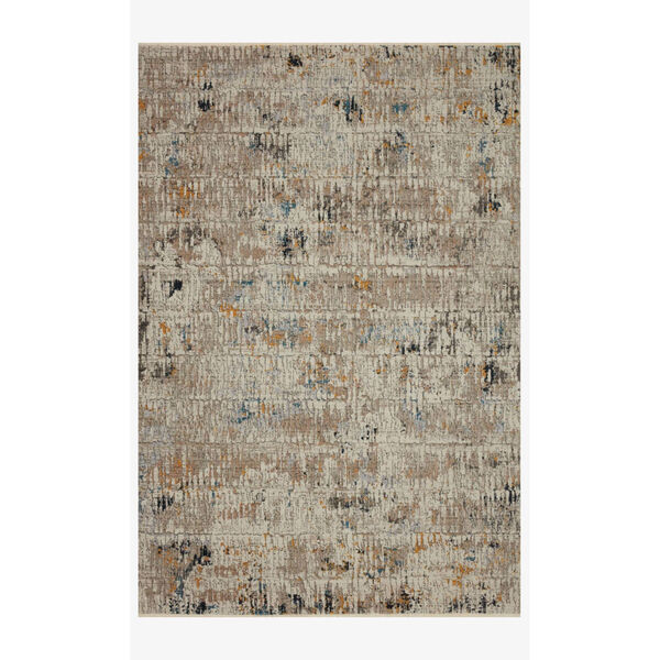 Leigh Ivory and Granite Rectangle: 5 Ft. 3 In. x 7 Ft. 6 In. Rug, image 1