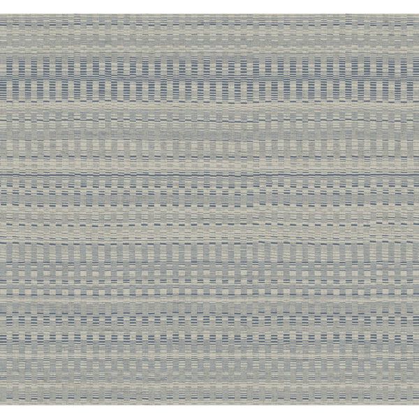 Tapestry Stitch Navy Wallpaper, image 2