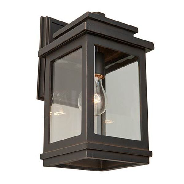Fremont Oil Rubbed Bronze One-Light 9-Inch Wide Outdoor Wall Sconce, image 1