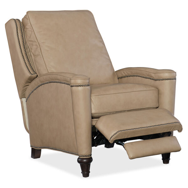 Rylea Tan Leather Recliner, image 3