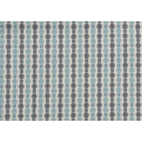 Light Blue and Gray 32-Inch Abstract Dot Fabric Accent Chair, image 4