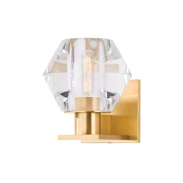Cooperstown Aged Brass One-Light Wall Sconce, image 1