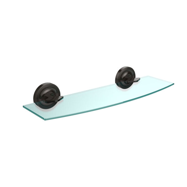 Allied Brass Regal Collection 18 Inch Glass Shelf, Oil Rubbed Bronze R-33/18 -ORB Bellacor