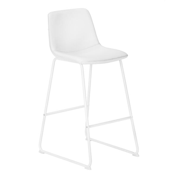 White Standing Desk Office Chair, image 1