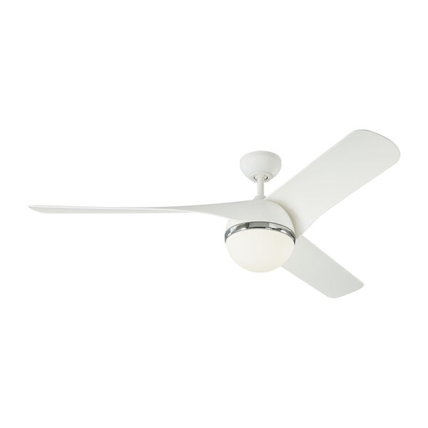 Akova Matte White 56-Inch Energy Star LED Ceiling Fan, image 1