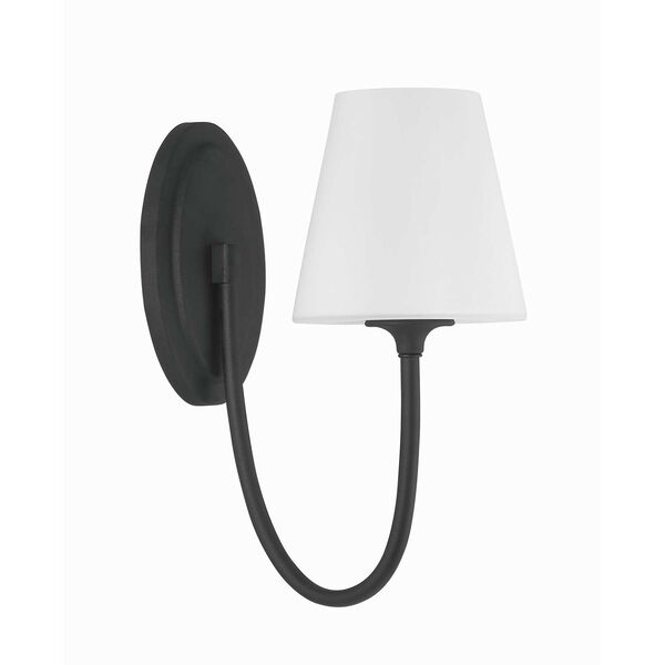 Juno Black Forged One-Light Wall Sconce, image 2