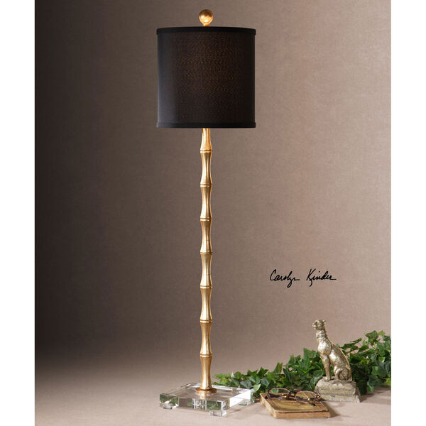 Quindici Metal Bamboo One-Light Buffet Lamp, image 2