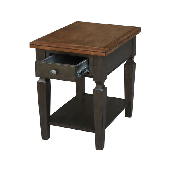 Vista Hickory and Washed Coal End Table, image 4