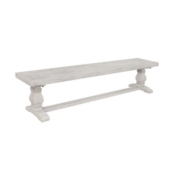 Quincy Nordic Ivory 66-Inch Bench, image 1
