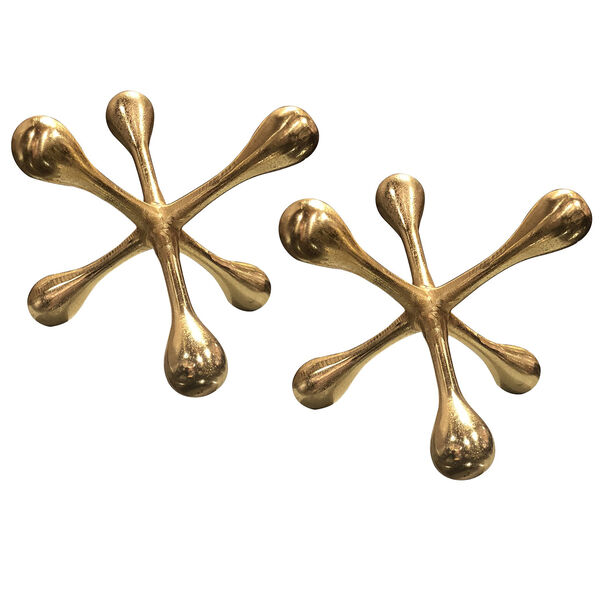 Harlan Brass Object, Set of Two, image 1