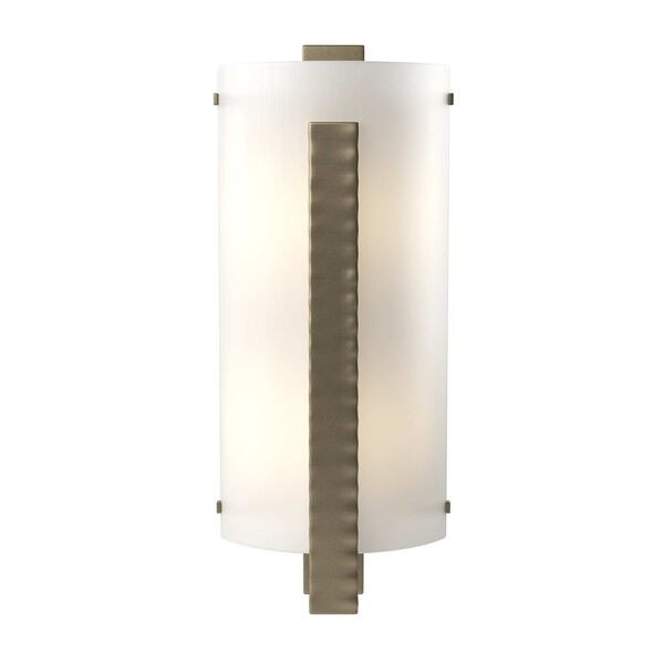Vertical Bar Soft Gold Two-Light Wall Sconce, image 1