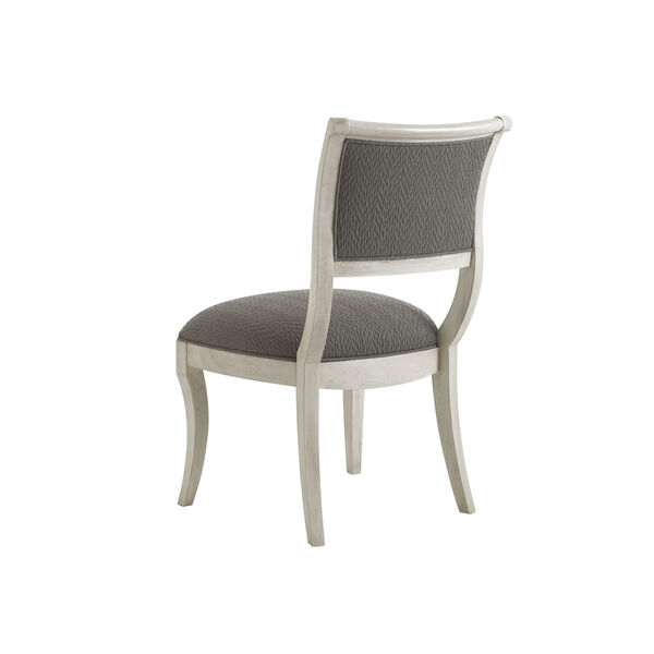 Oyster Bay White and Gray Eastport Side Chair, image 2