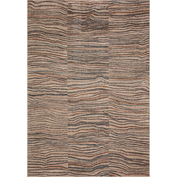 Chalos Sand and Black 2 Ft. 3 In. x 7 Ft. 6 In. Area Rug, image 1