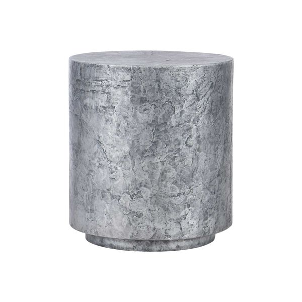 Montecito Silver Outdoor Side Table, image 1