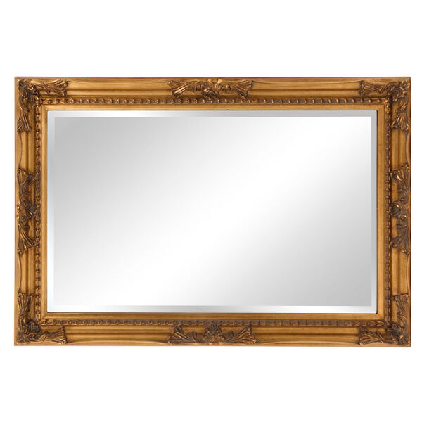Queen Ann Rectangular Gold Mirror, image 3
