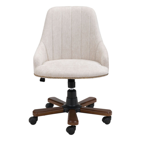 Gables Beige and Dark Brown Office Chair, image 4