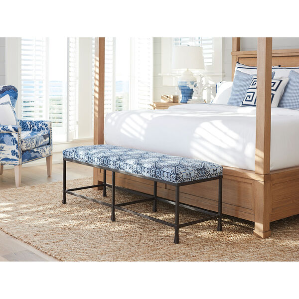 Newport Blue Ruby Bed Bench, image 2