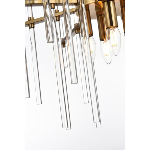 Sienna Gold Eight-Light Pendant, image 4