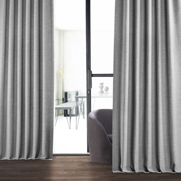 Vista Grey Blackout Single Curtain Panel 50 x 96, image 2