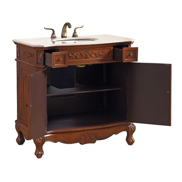 Danville Brown 36-Inch Vanity Sink Set, image 4