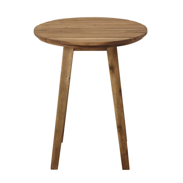 Brown Outdoor Round Side Table, image 4