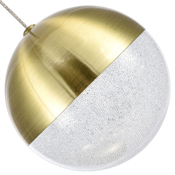 Ravello Polished Brass Integrated LED Chandelier, image 5