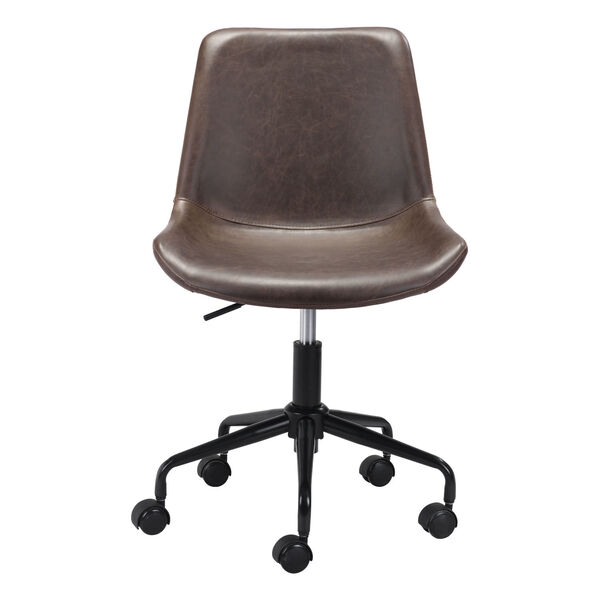 Byron Brown and Black Office Chair, image 4