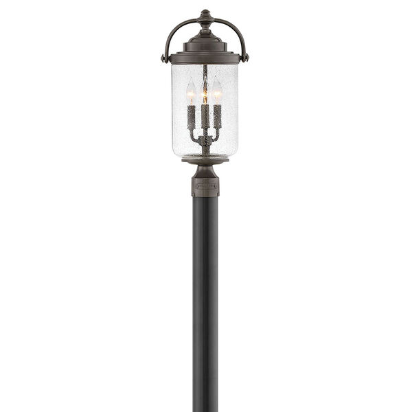 Willoughby Oil Rubbed Bronze Three-Light Post Mount, image 3