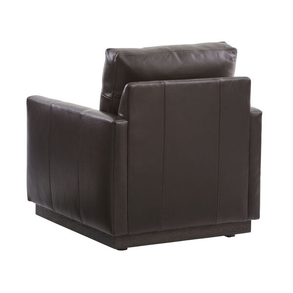 Black Meadow View Leather Swivel Chair, image 2